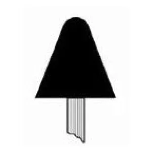 1-1/4" x 1-1/4" Mounted Points PT-60Q White A Shaped