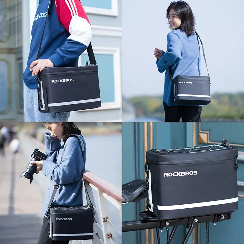 100% Waterproof Bike Bag Shockprook Camera Bag Bicycle Rack Tail Bag High Capacity