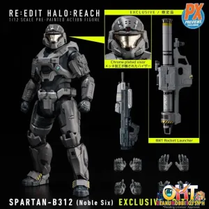 1000TOYS RE:EDIT HALO: REACH 1/12 Spartan B312 (Noble Six) Exclusive Edition