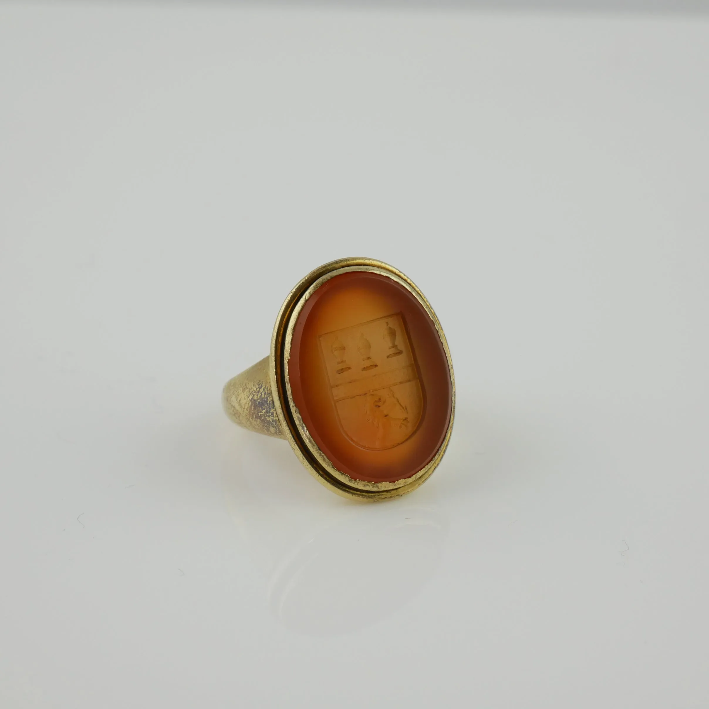 1850's DUTCH CARNELIAN HEIRLOOM INTAGLIO