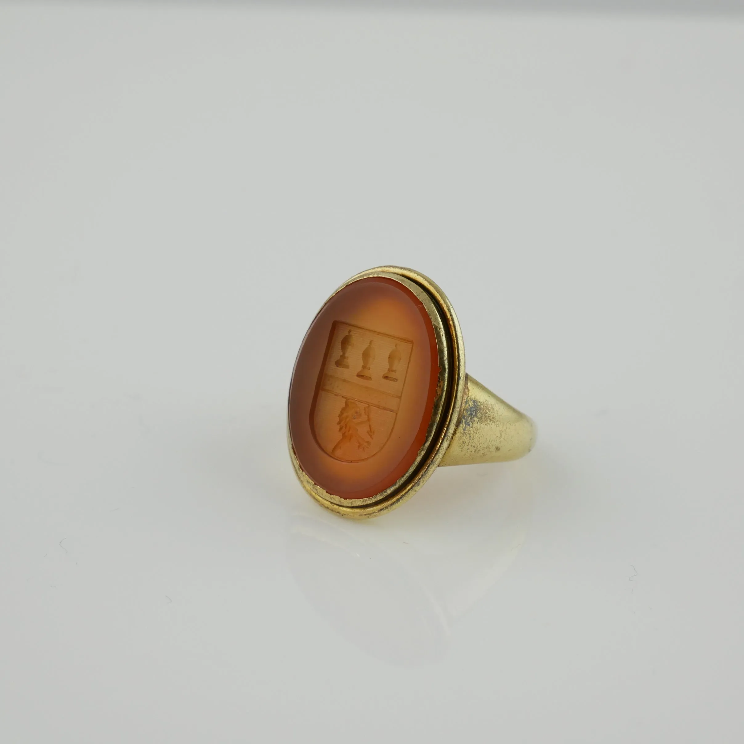1850's DUTCH CARNELIAN HEIRLOOM INTAGLIO