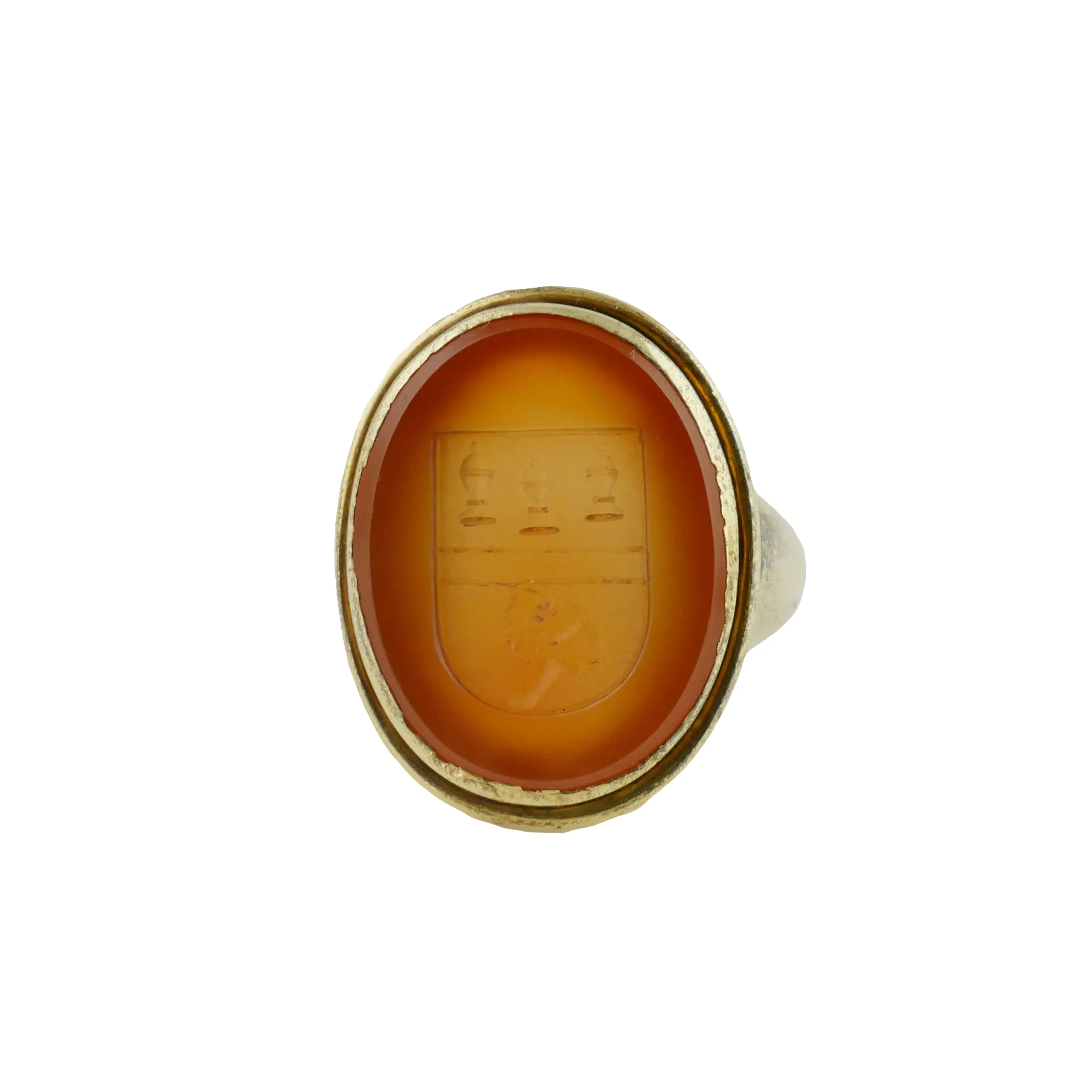 1850's DUTCH CARNELIAN HEIRLOOM INTAGLIO