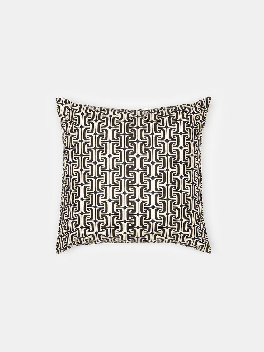 1965 Throw Pillow in Natural/Black/Navy