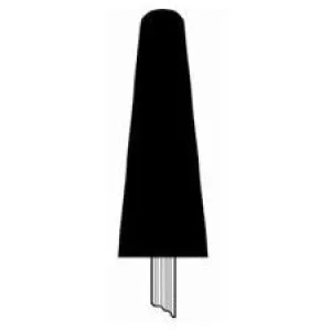 1" x 2-3/4" Mounted Points PT-60P Brown A Shaped SP