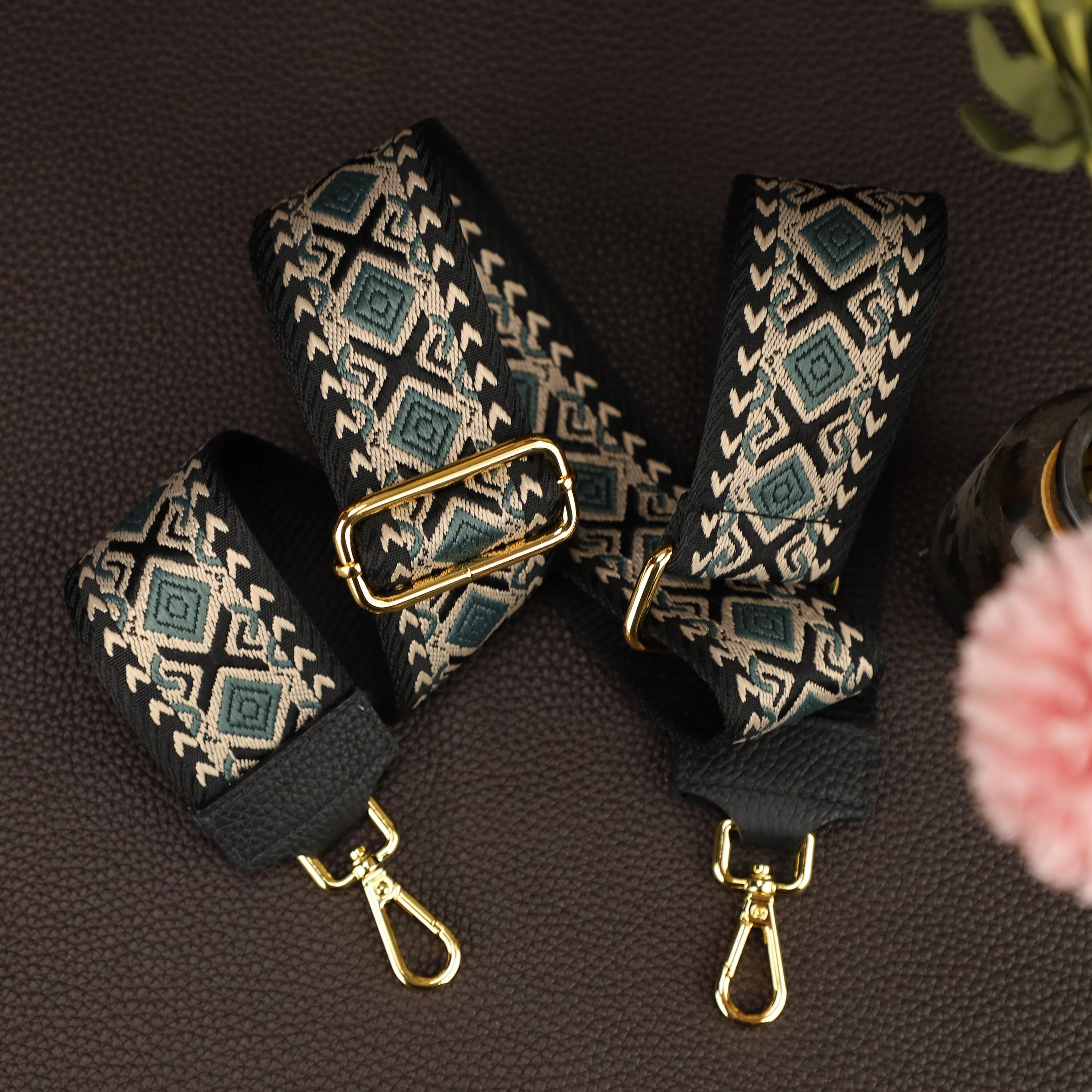 2025 new Geometric Patterned Strap for Bags, Wide Strap Shoulder Strap, camera bag straps, Fabric Bag Strap,Handbags Strap,Crossbody strap