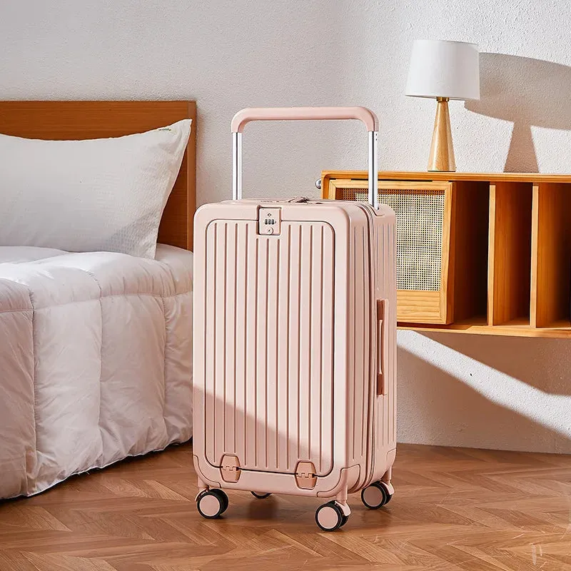 20"22"24"26 Inch Travel Suitcase Trolley Case with Cup Holder