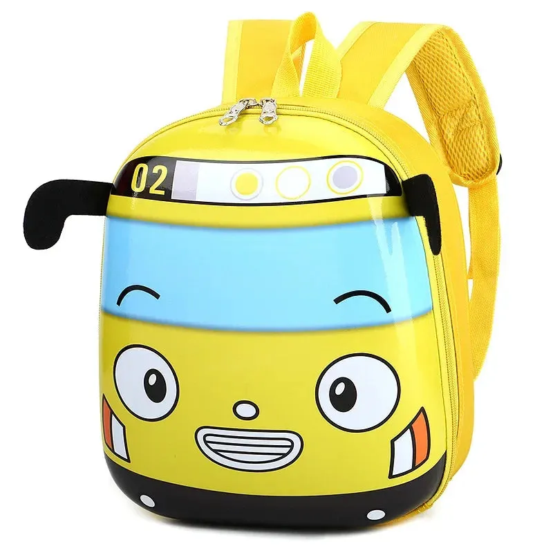 3D Cartoon Bus School Bag for Kids Girls/Boys