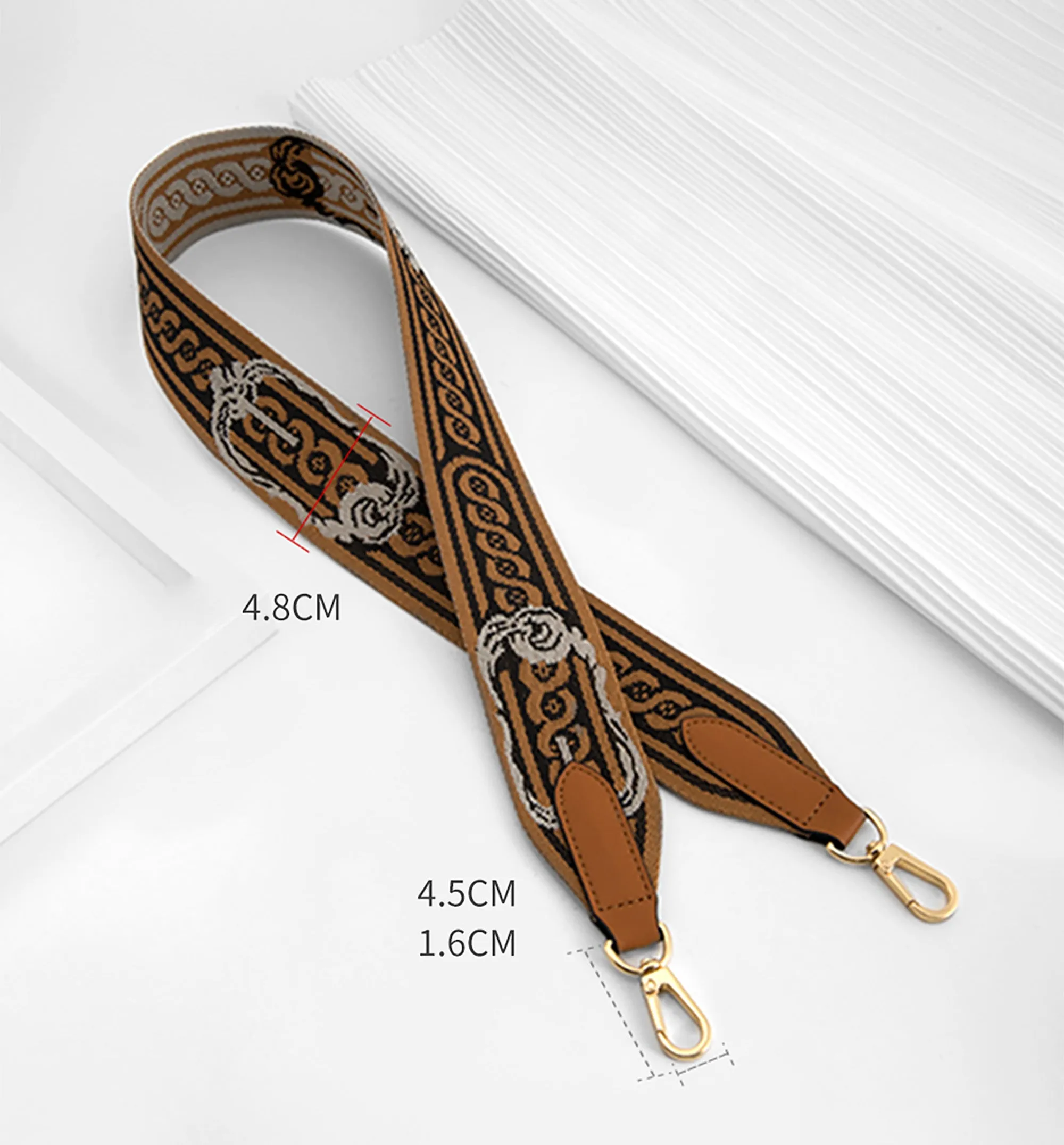 4.8cm Wide Canvas Shoulder Strap, Women's Bag Replacement Strap, Comfortable Shoulder Bag Strap