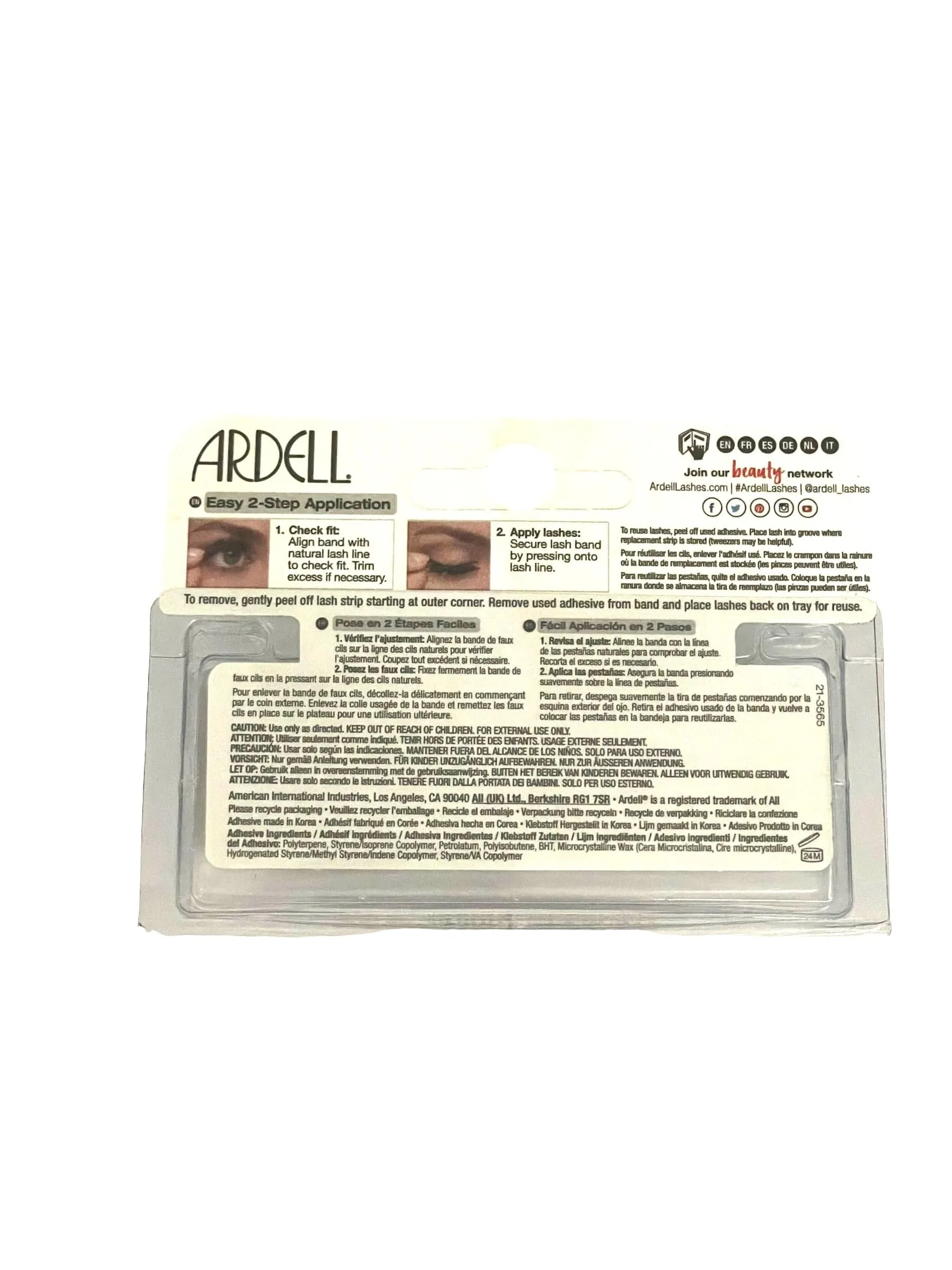 Ardell Self Adhesive Lashes #101S Black