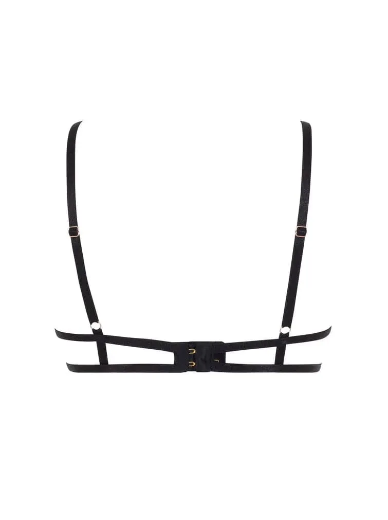 Aurora Open Bra- Black