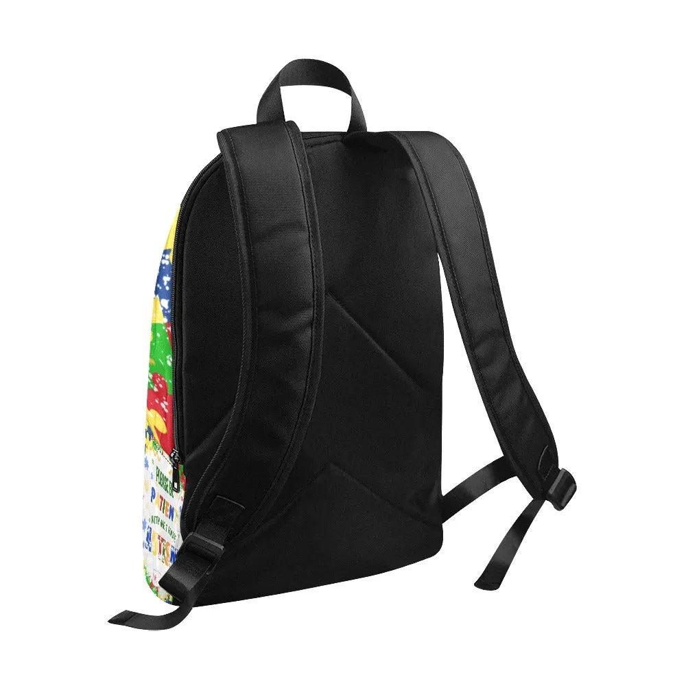 Autism Awareness Backpack Multicolor