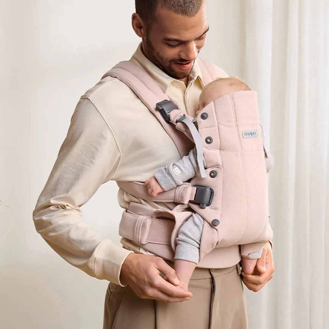 BabyBjörn Harmony Woven Mélange - Light Pink