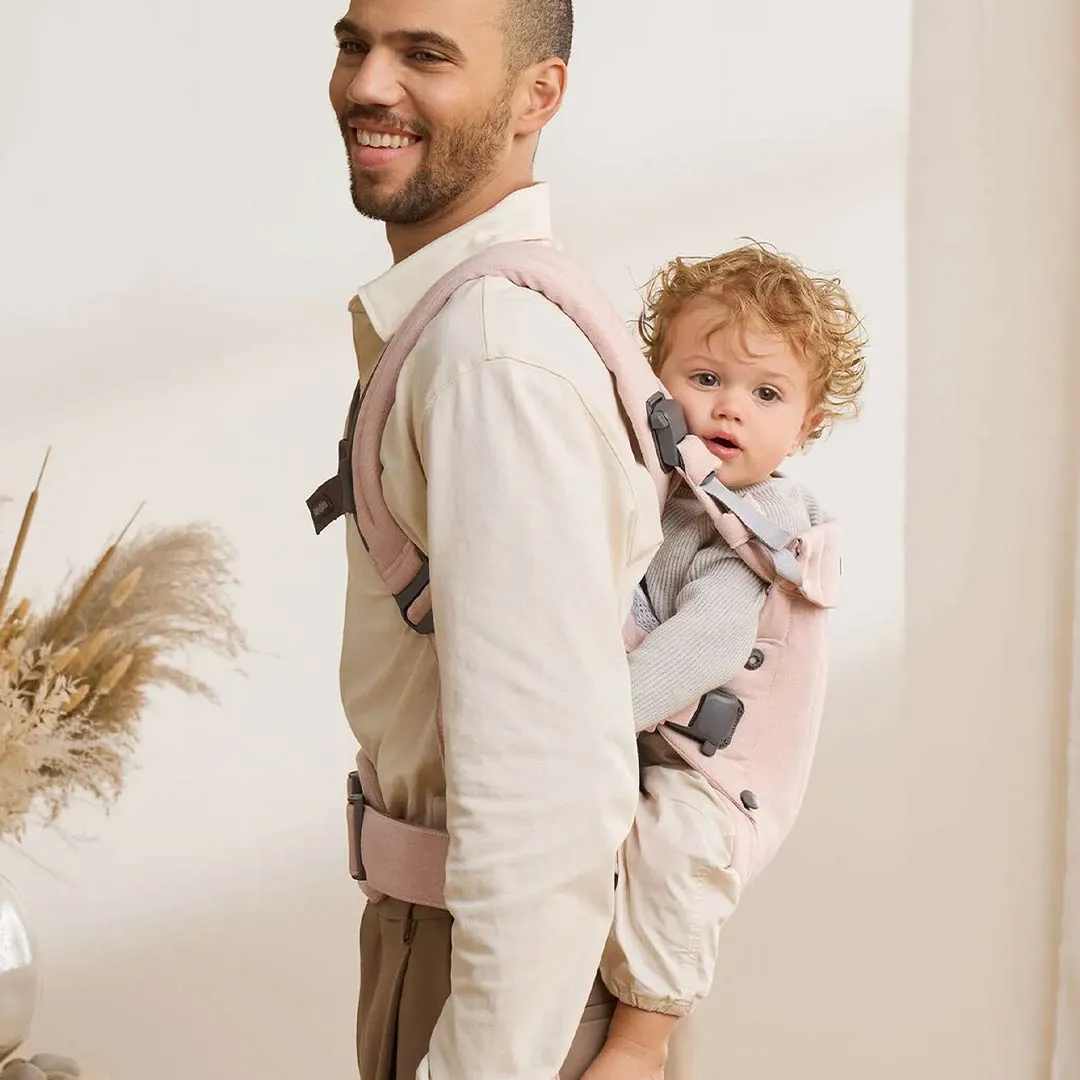 BabyBjörn Harmony Woven Mélange - Light Pink
