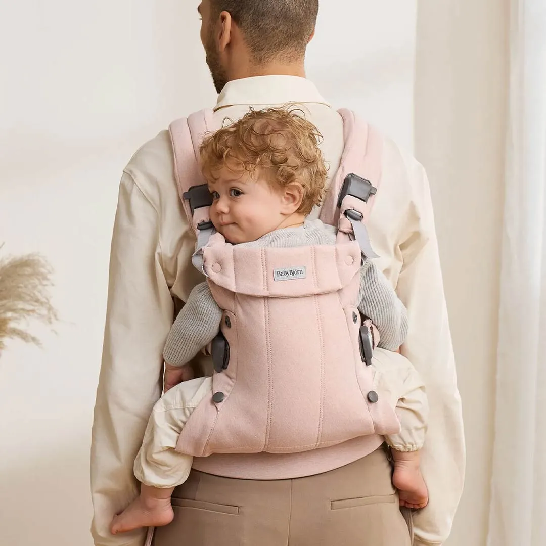BabyBjörn Harmony Woven Mélange - Light Pink