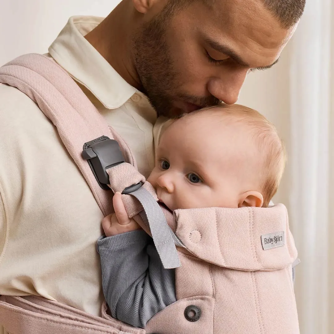 BabyBjörn Harmony Woven Mélange - Light Pink