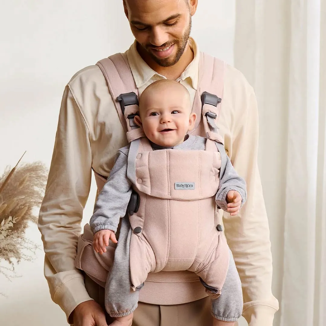 BabyBjörn Harmony Woven Mélange - Light Pink