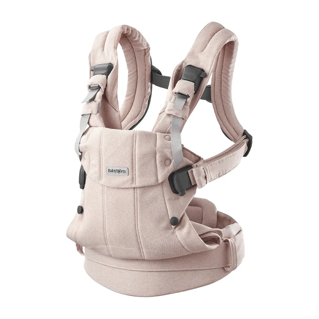 BabyBjörn Harmony Woven Mélange - Light Pink