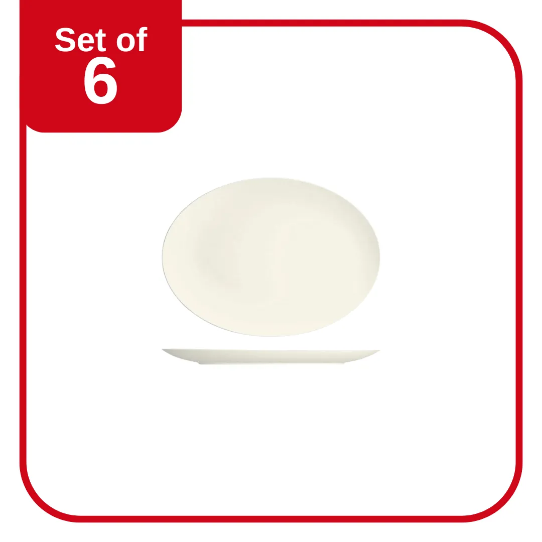 BAUSCHER PURITY OVAL COUPE PLATTER 330x240mm