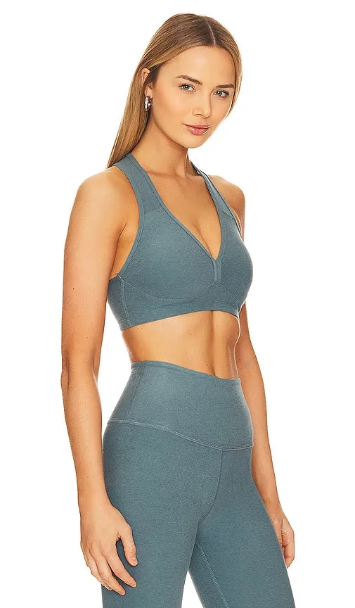 Beyond Yoga Spacedye Lift Your Spirits Sports Bra in Sage
