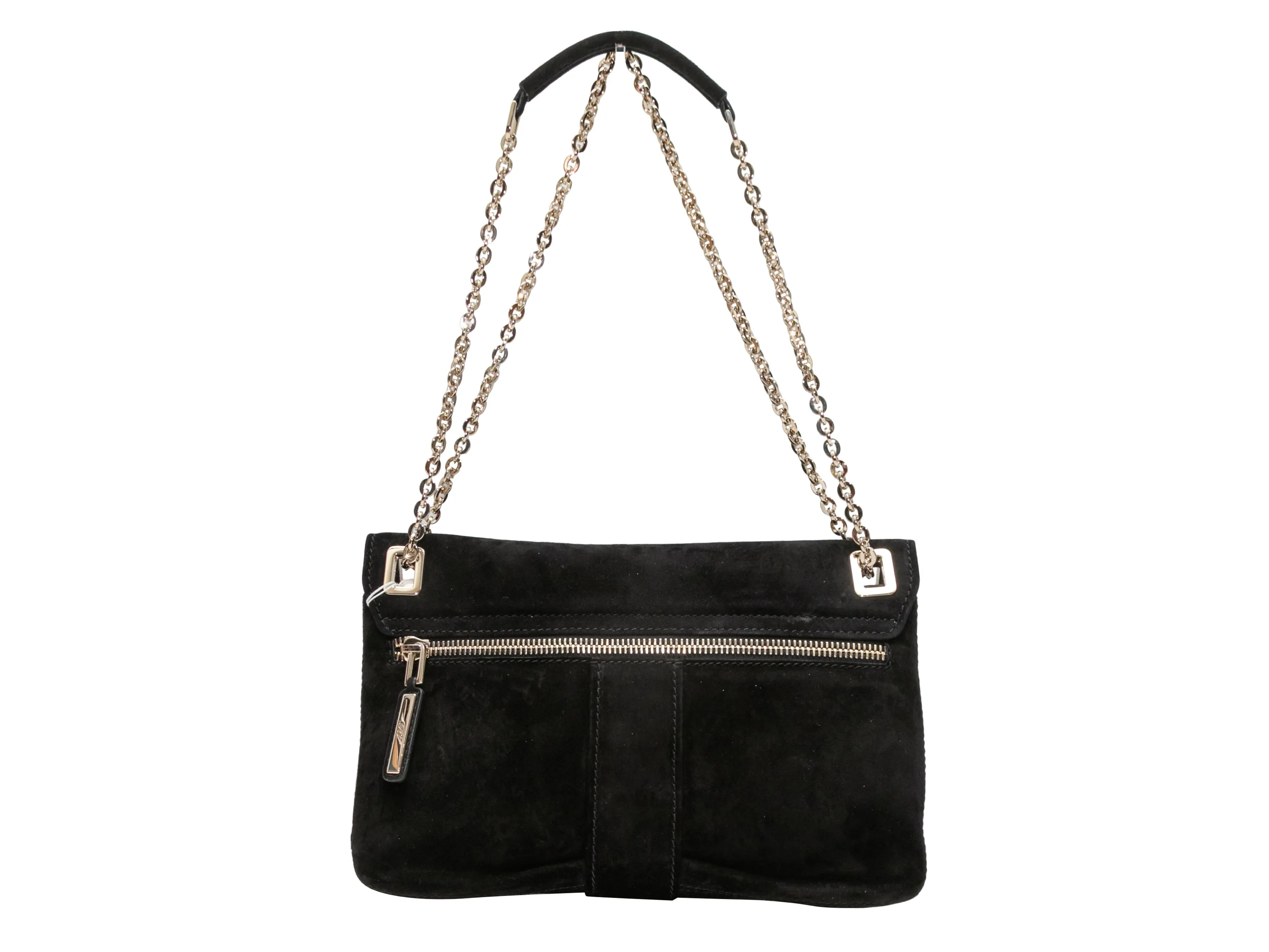 Black Roger Vivier Suede Shoulder Bag