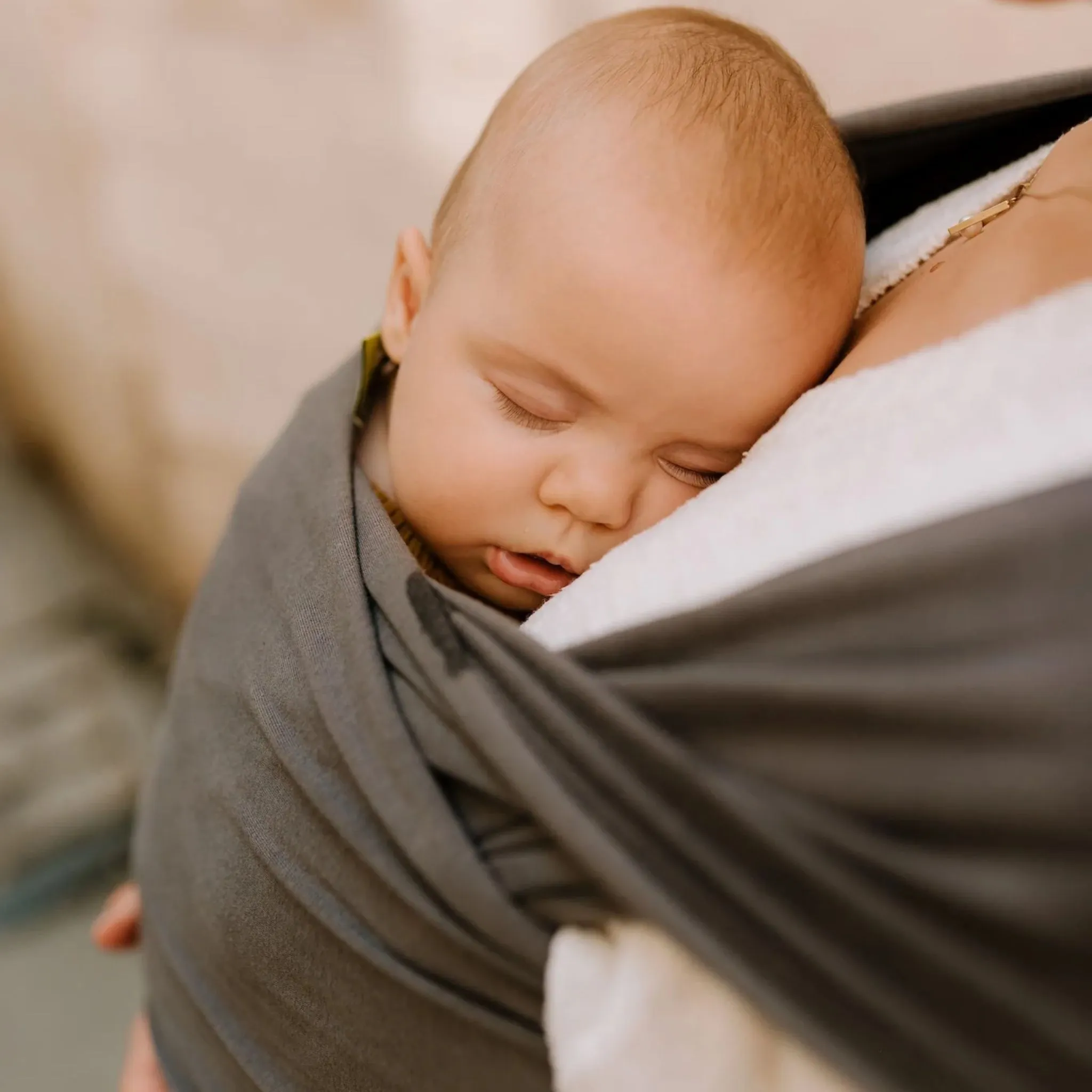 Boba Standard Wrap Baby Carrier - Organic Dark Grey