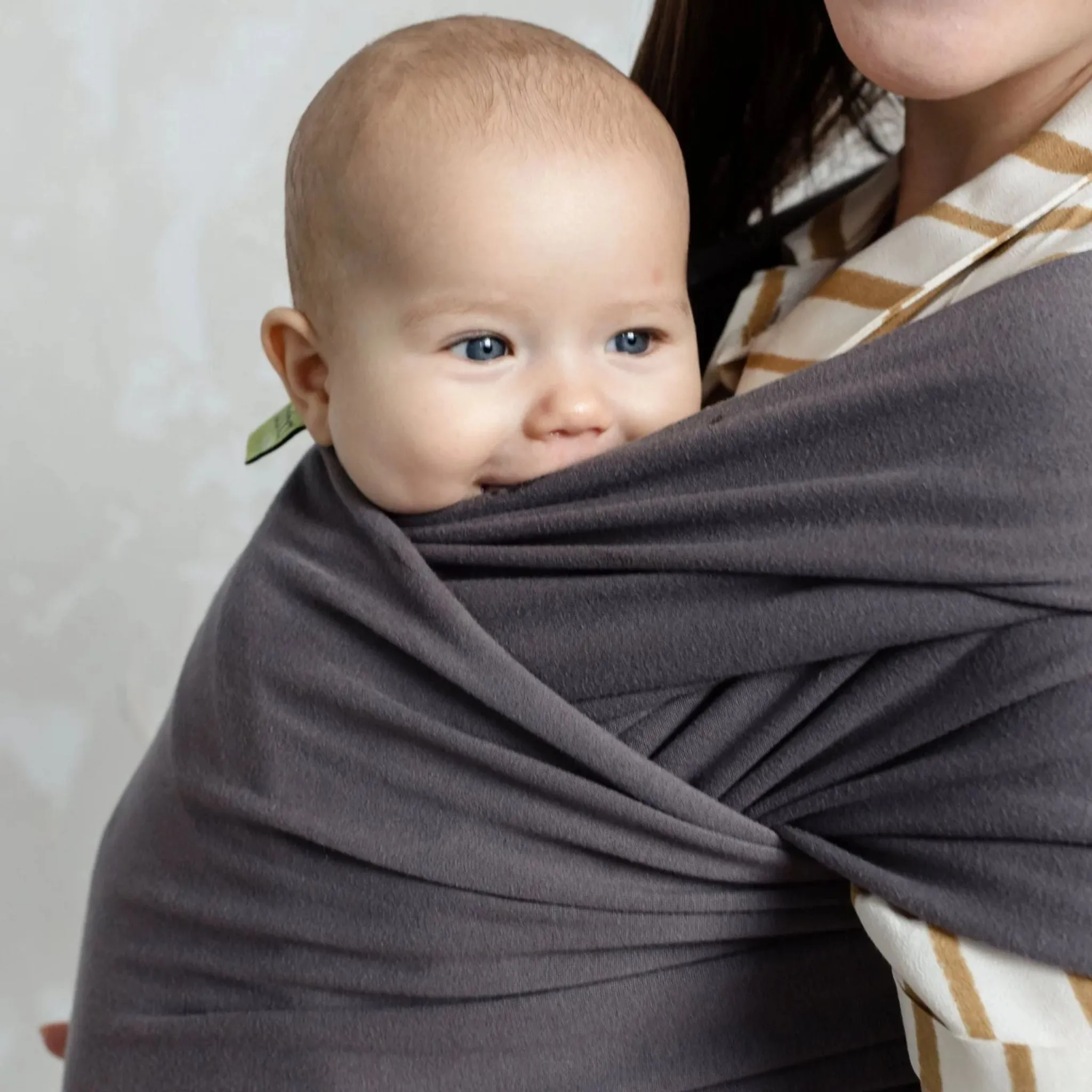 Boba Standard Wrap Baby Carrier - Organic Dark Grey