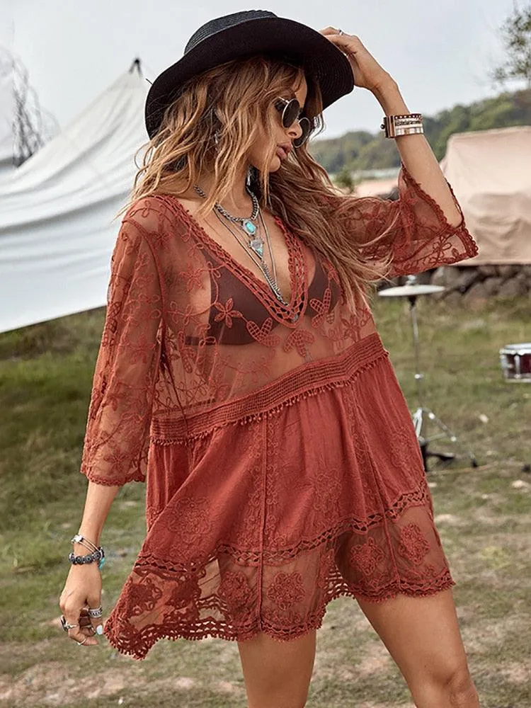 Boho Chic Lace Dress