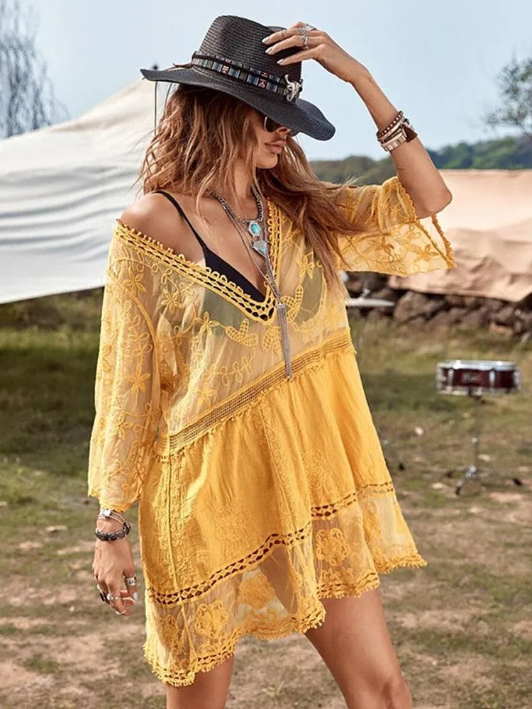 Boho Chic Lace Dress