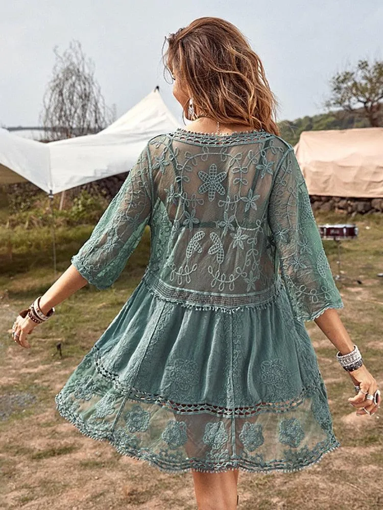 Boho Chic Lace Dress