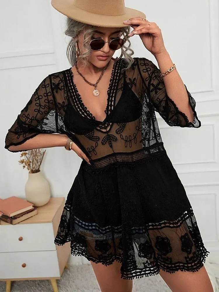 Boho Chic Lace Dress