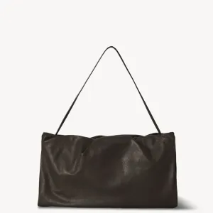 Bourse XL Shoulder Bag, Lux Grained, Dark Khaki