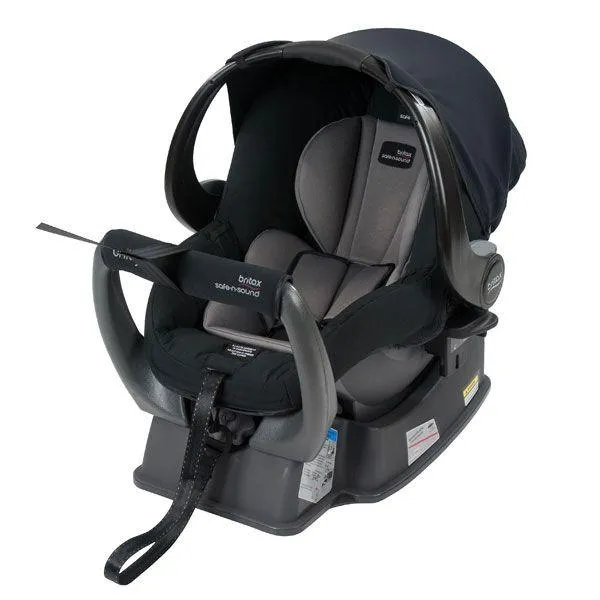 Britax - Safe n Sound Unity Neos Infant Carrier V18 Black Peachskin / Grey Bamboo