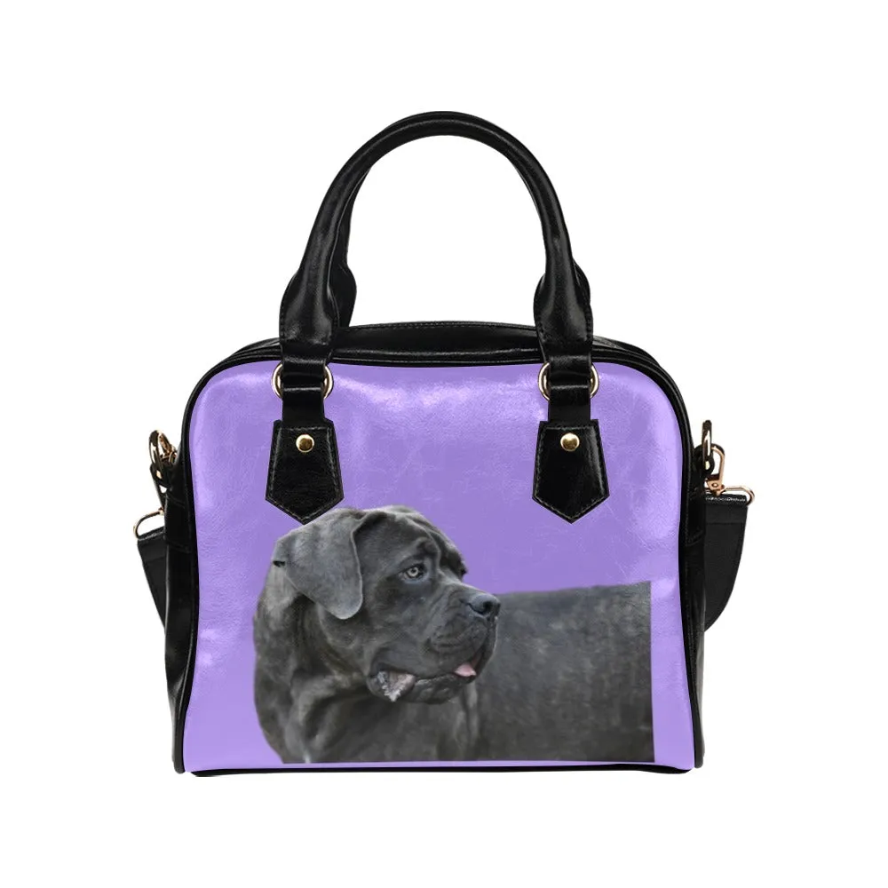 Cane Corso Shoulder Bag - Purple