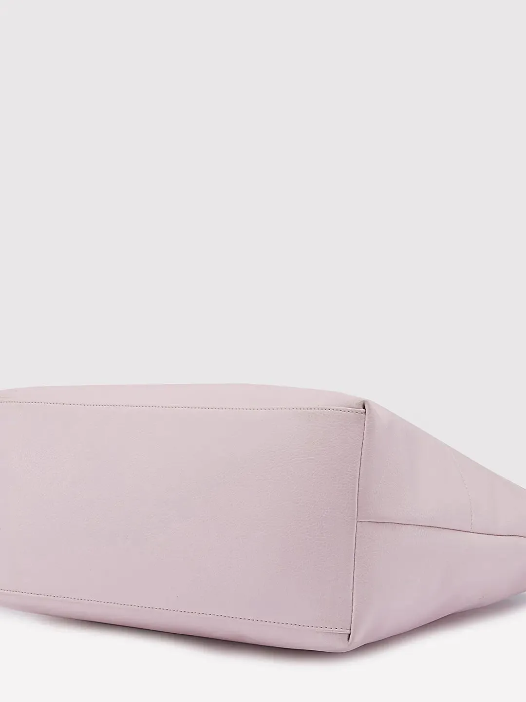 Caprese Narni Tote Medium Solid Womens Office Handbag Powder Pink