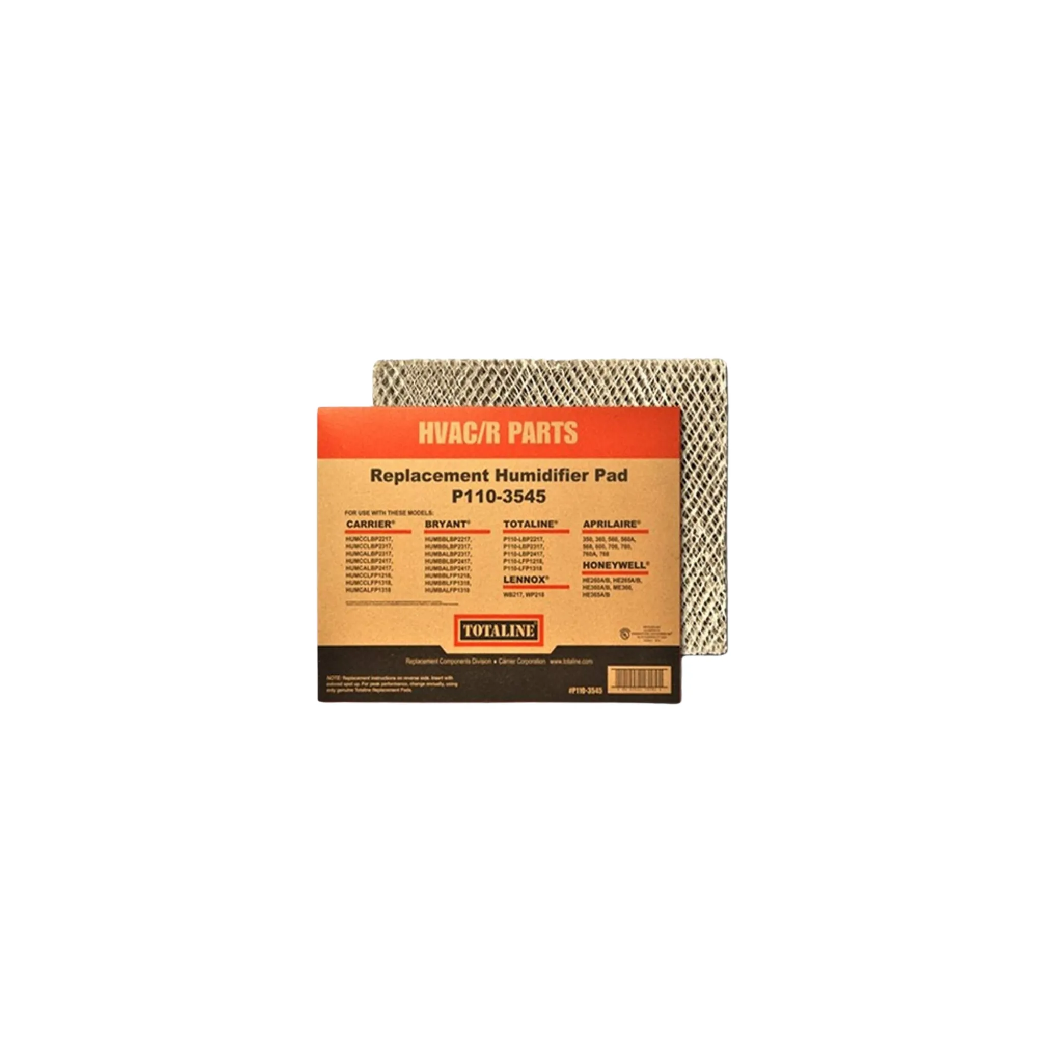 Carrier P110-3545 13" x 10" x 1 3/4" Humidifier Pad