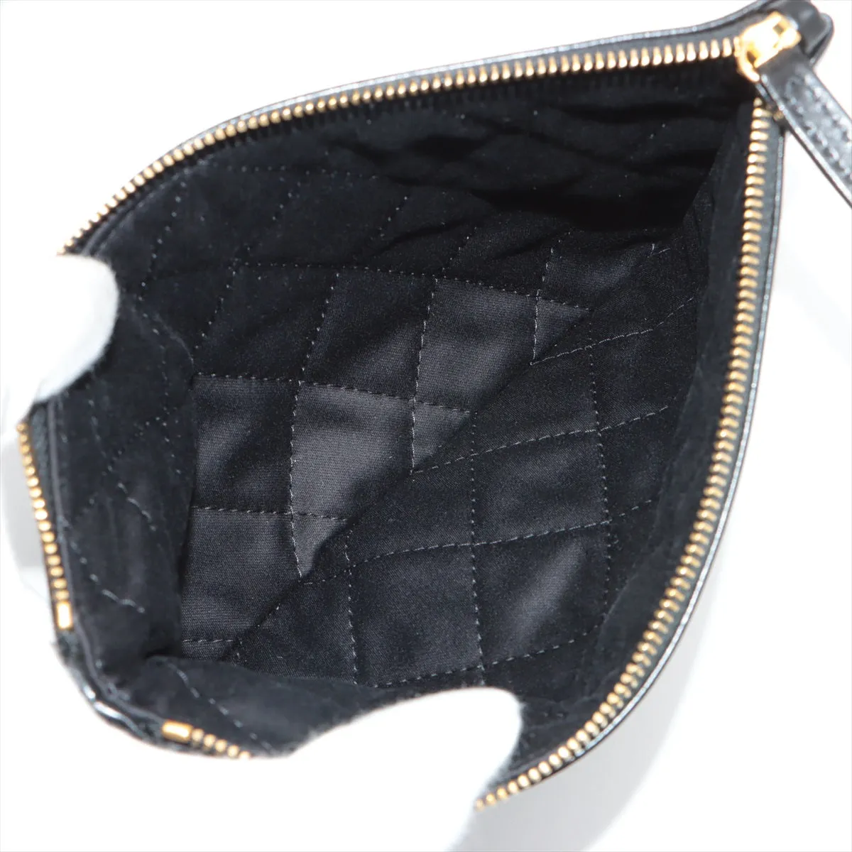 Chanel 22 Leather Chain Shoulder Bag Black G  AS3261
