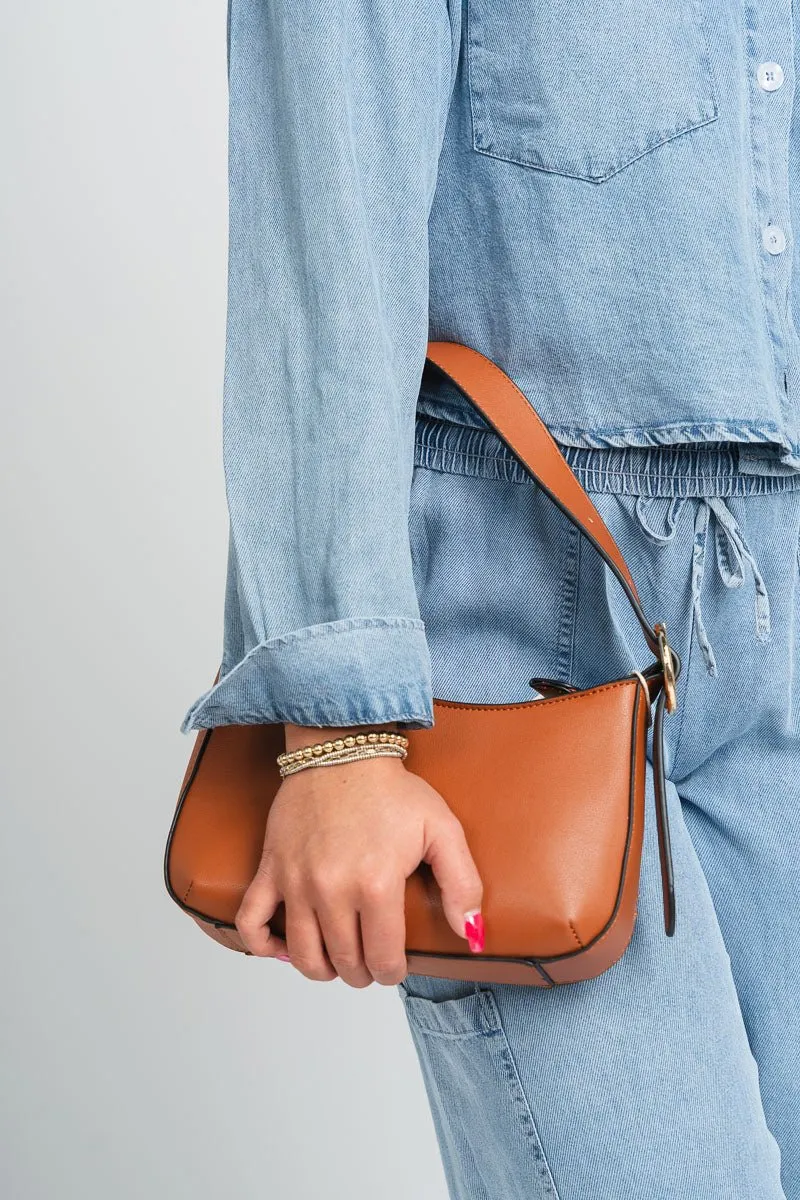 Charlotte shoulder bag cognac