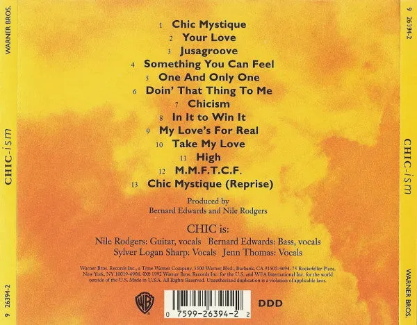 Chic - Chic-ism (CD) (NM or M-, VG )