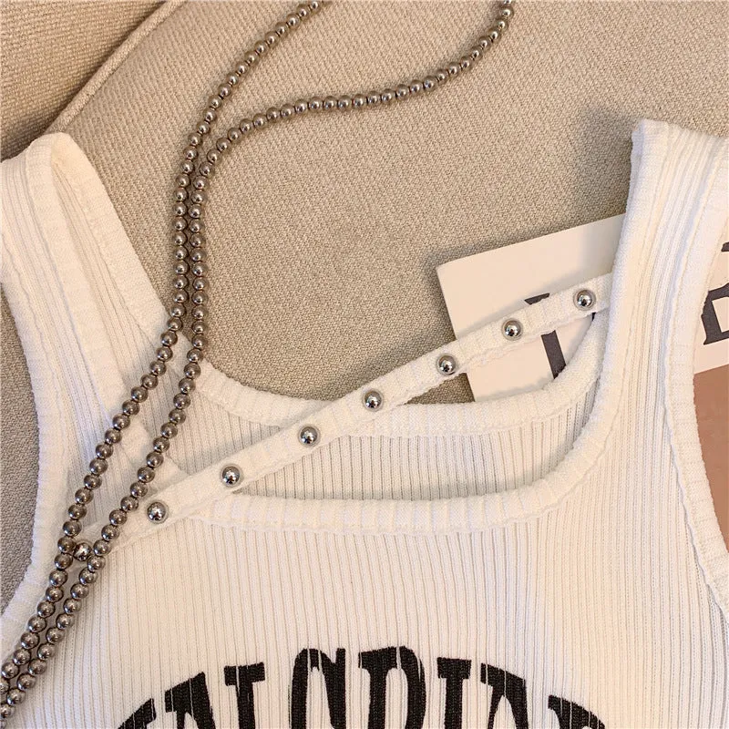 Chic Monogram Threaded Camisole
