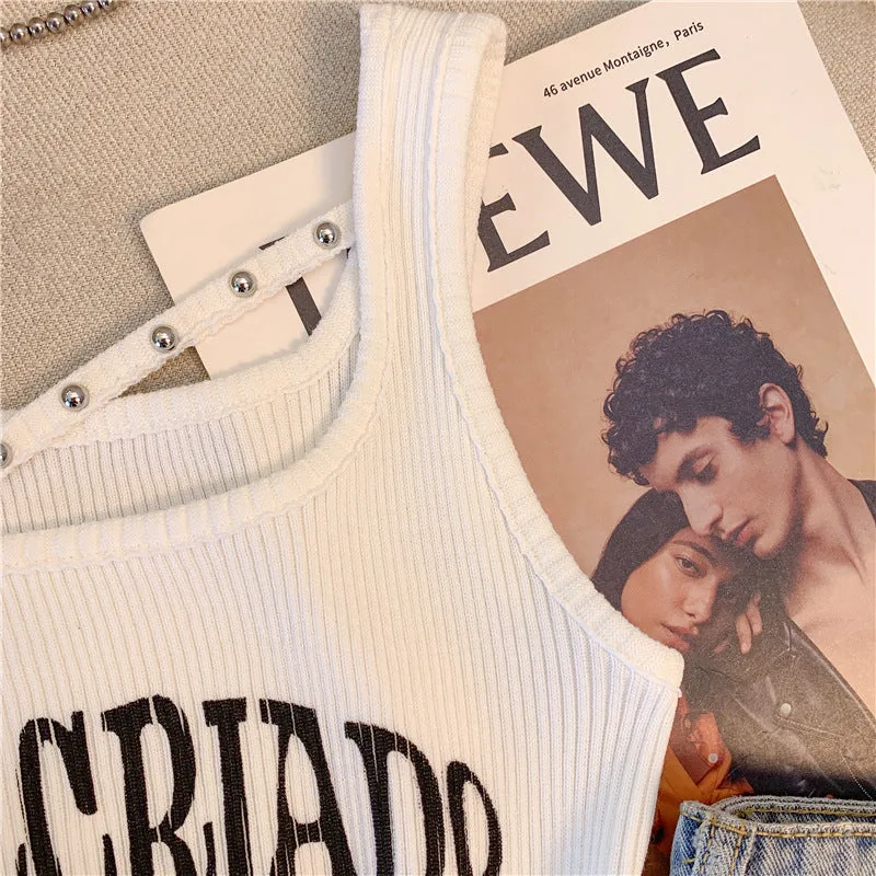 Chic Monogram Threaded Camisole