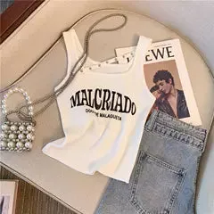 Chic Monogram Threaded Camisole