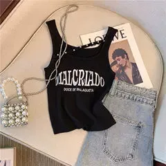 Chic Monogram Threaded Camisole