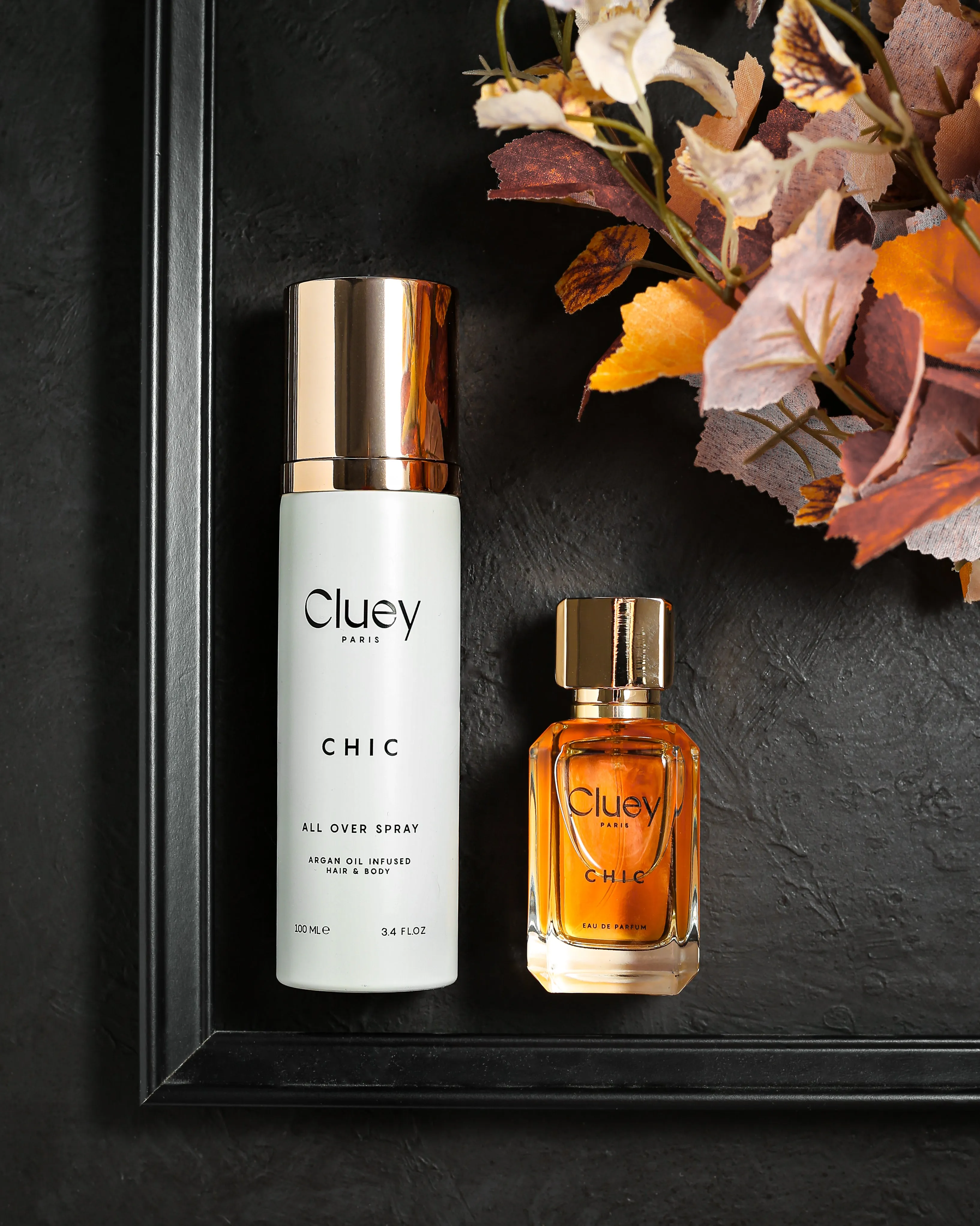 Cluey chic perfume