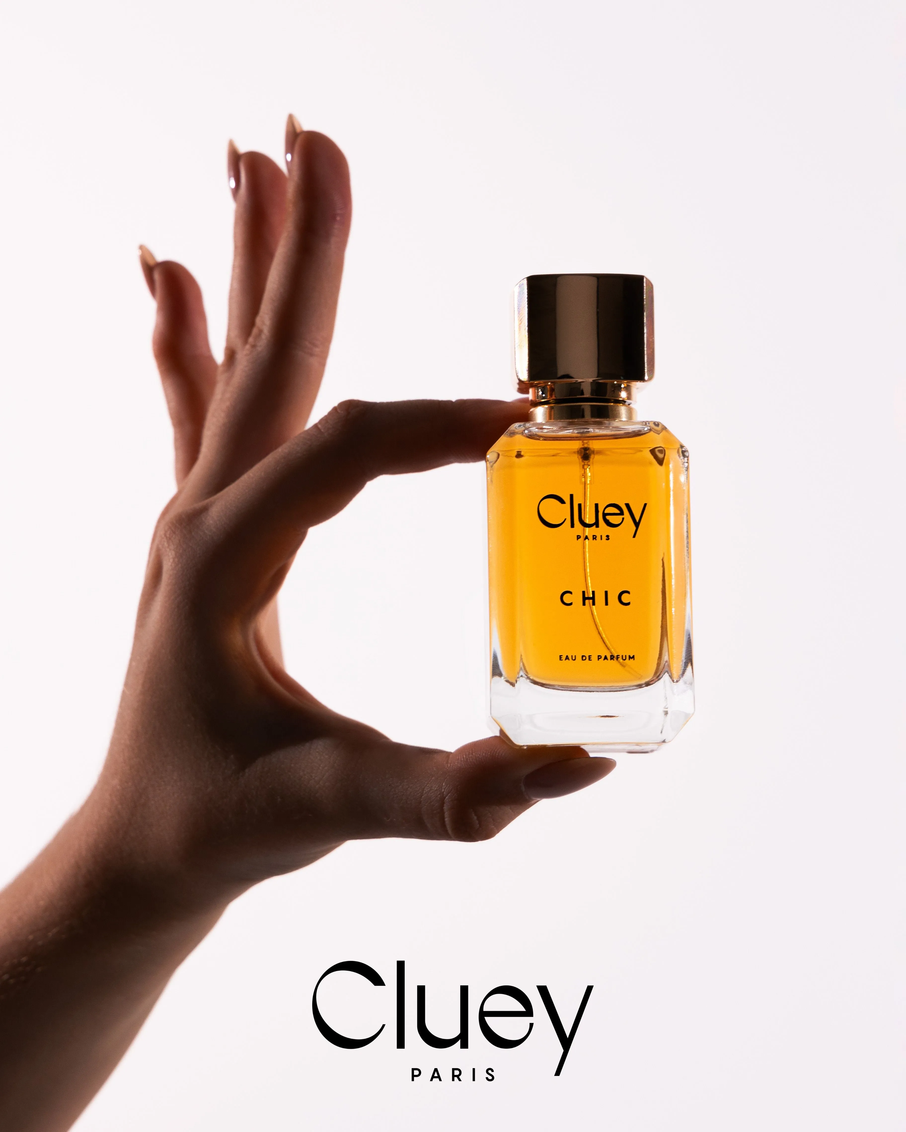 Cluey chic perfume