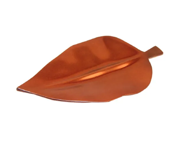Copperleaf -  Copper Leaf Shaped Fruit Tray