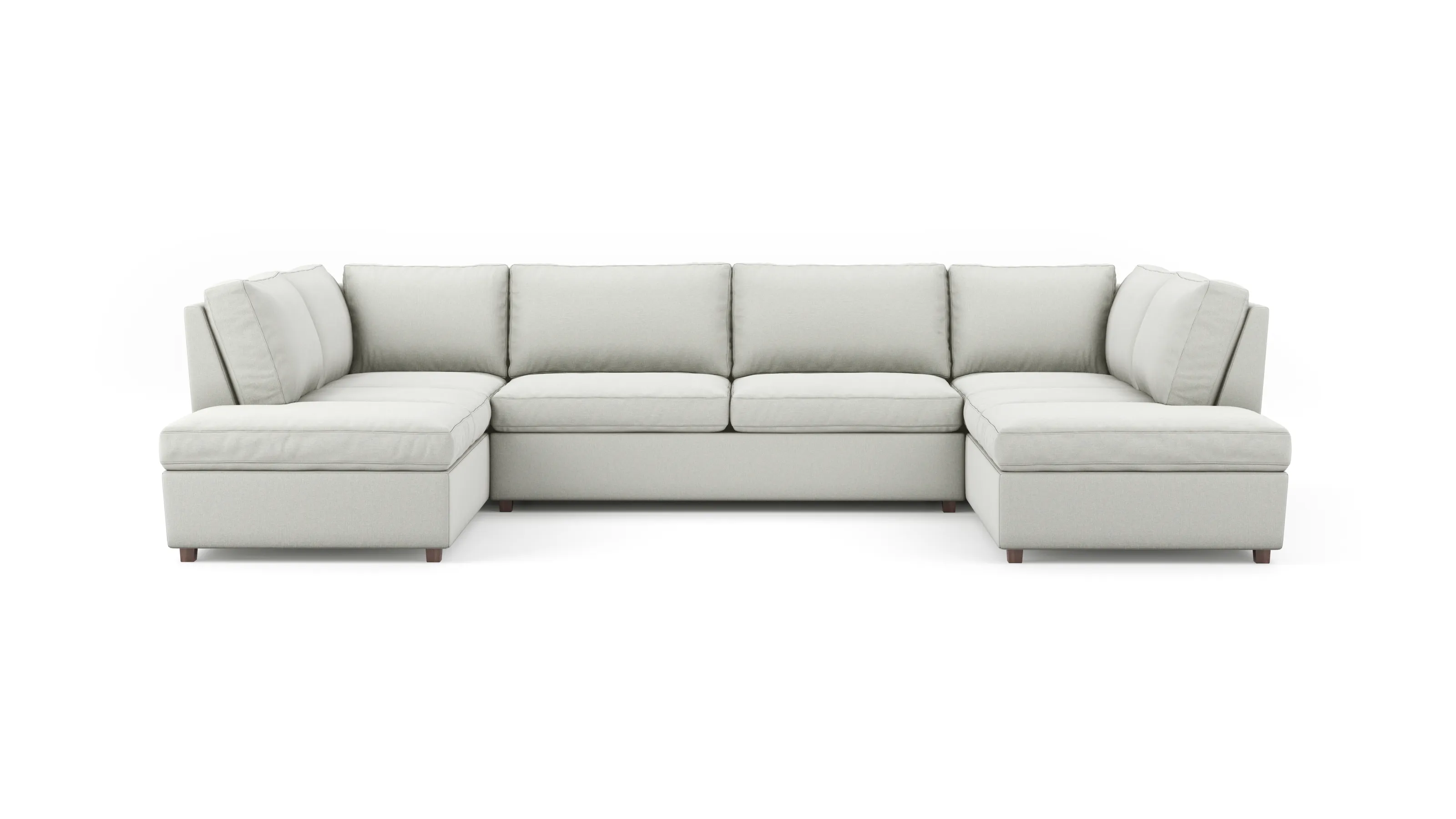 Couch Potato Lite U-Shaped Bumper Sectional (70" x 150" x 70",Standard)