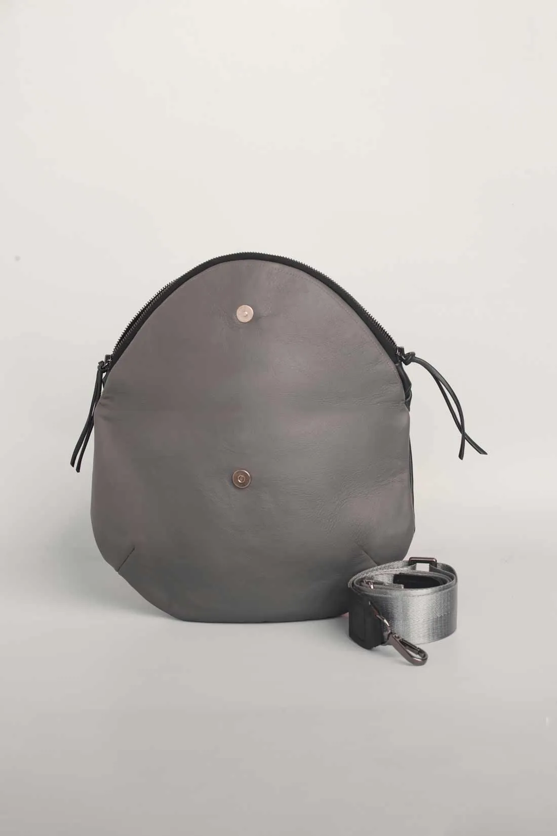 Crescent Cross-Body Bag - Ash & Charcoal
