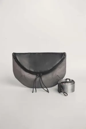 Crescent Cross-Body Bag - Ash & Charcoal