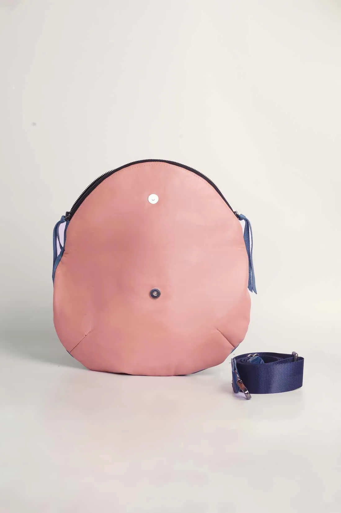 Crescent Cross-Body Bag - Stone Blue