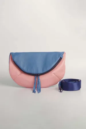 Crescent Cross-Body Bag - Stone Blue
